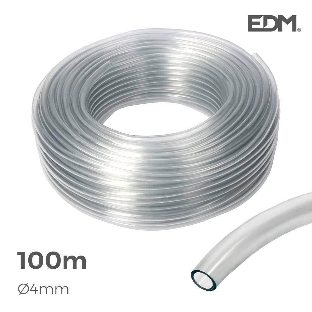 Mangueira Cristal Ø Interior 4Mm Ø Exterior 6Mm Rolo 100Mts 1 8Kg