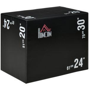 Caixa de Salto com 3 Diferentes Alturas Carga Máxima 120 kg 75x51x61 cm
