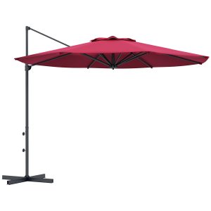 Chapéu de Sol Ø294x242cm com Altura Ajustável