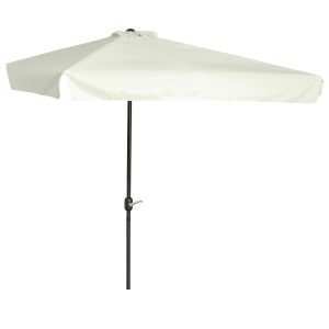 Chapéu de Sol Retangular 230x130x249 cm com Manivela Proteção UV Impermeável