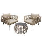 Conjunto Relax Taupe Ariki 3 Peças.