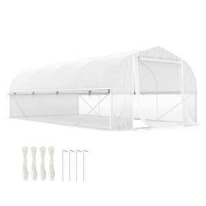 Estufa tipo Túnel 6x3x2 m com 8 Janelas