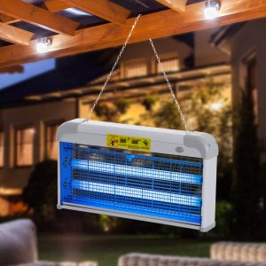 Lâmpada Anti Mosquitos Elétrica 30W até 60m² - UV para interior e exterior