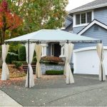 Pergula com cortinas